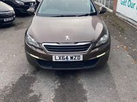 Used Peugeot 308 Active 115 HP (84 kW) 2014 Brown Estate