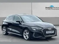 Usado Audi A3 S-Line 110 CV (80 kW) 2023 Negro Berlina