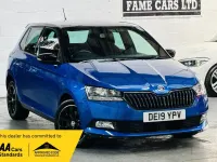 Used Skoda Fabia Monte Carlo 110 HP (80 kW) 2019 Blue Hatchback