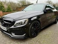 Used Mercedes C220 AMG line 170 HP (125 kW) 2016 Black Coupe