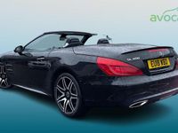 Used Mercedes SL400 AMG line 367 HP (269 kW) 2018 Black Cabriolet