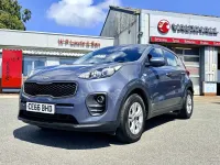 Used Kia Sportage 136 HP (100 kW) 2016 Blue SUV