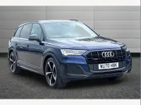 Used Audi Q7 Black Edition 286 HP (210 kW) 2020 Blue SUV
