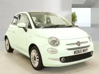 Used Fiat 500 Lounge 69 HP (50 kW) 2016 Green Hatchback