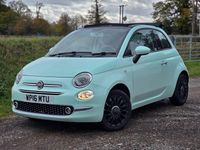 Used Fiat 500C Lounge 2016 Green Cabriolet