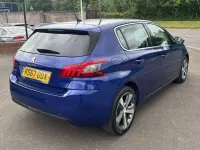 Used Peugeot 308 Allure 130 HP (95 kW) 2017 Blue Hatchback