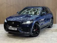 Used Jaguar F-Pace S 300 HP (220 kW) 2017 Blue SUV