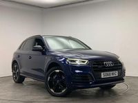 Used Audi Q5 Black Edition 187 HP (137 kW) 2019 Navarra blue metallic SUV