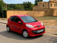 Used Peugeot 107 68 HP (50 kW) 2008 Red Hatchback