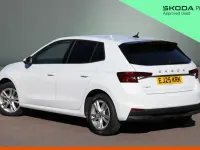 Used Skoda Fabia SE L 113 HP (83 kW) 2025 Moon white metallic Hatchback