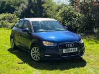 Begagnad Audi A1 Sport 2014 Blå Halvkombi