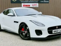 Used Jaguar F-Type R-Dynamic 300 HP (220 kW) 2018 White Coupe