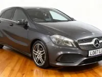 Used Mercedes A200 AMG line 136 HP (100 kW) 2017 Black Hatchback