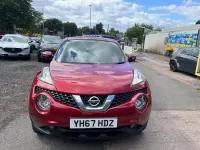 Begagnad Nissan Juke Tekna 2017 Röd SUV