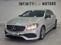 Used Mercedes A180 AMG line 109 HP (80 kW) 2018 Silver Hatchback