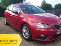 Used Seat Leon Ecomotive 115 HP (84 kW) 2018 Red Hatchback