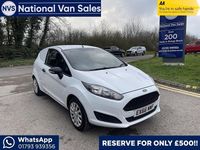 Used Ford Fiesta 75 HP (55 kW) 2016 White Van