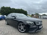 Used Mercedes E220 AMG line 2017 Black Estate