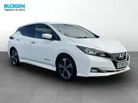 Used Nissan Leaf Tekna 110 kW (150 HP) 2020 White Hatchback