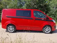 Used Ford Transit Custom Sport 155 HP (114 kW) 2015 Red Van