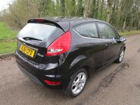 Used Ford Fiesta Zetec 82 HP (60 kW) 2011 Black Hatchback