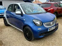 Used Smart ForFour Proxy 71 HP (52 kW) 2015 Blue Hatchback