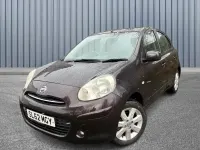 Used Nissan Micra Acenta 80 HP (58 kW) 2012 Mauve/purple Hatchback