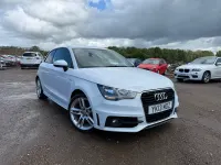 Used Audi A1 S-Line 122 HP (89 kW) 2013 White Hatchback
