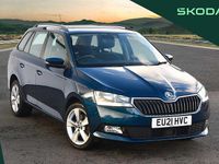 Used Skoda Fabia SE 94 HP (69 kW) 2021 Blue Hatchback