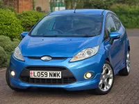 Used Ford Fiesta Zetec 2010 Blue Hatchback