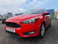 Used Ford Focus Zetec 125 HP (91 kW) 2015 Red Hatchback