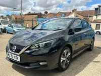 Used Nissan Leaf N-Connecta 110 kW (150 HP) 2021 Black Hatchback