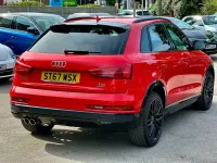 Used Audi Q3 Black Edition 184 HP (135 kW) 2018 Red SUV