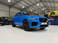 Used Jaguar F-Pace Supercharged 550 HP (404 kW) 2020 Blue SUV
