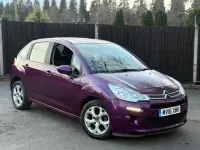 Used Citroën C3 PureTech 2016 Mauve/purple Hatchback
