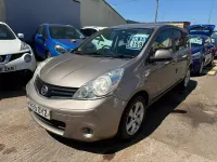 Used Nissan Note N-TEC 86 HP (63 kW) 2009 Beige Hatchback