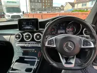 Used Mercedes C220 AMG line 170 HP (125 kW) 2017 Grey Coupe