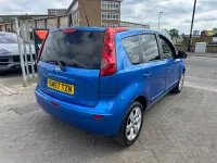Used Nissan Note Tekna 110 HP (80 kW) 2008 Blue Hatchback