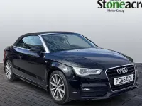 Used Audi A3 Cabriolet S-Line 150 HP (110 kW) 2016 Black Cabriolet