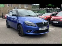 Used Skoda Fabia vRS 86 HP (63 kW) 2012 Blue Hatchback