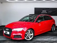 Used Audi S3 Sportback Black Edition 310 HP (228 kW) 2018 Red Hatchback