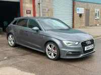 Używany Audi A3 S-Line 148 KM (108 kW) 2014 Szary Hatchback