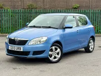 Used Skoda Fabia SE 2013 Blue Hatchback