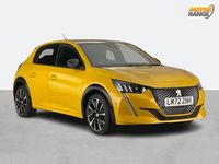Used Peugeot 208 Premium 2022 Yellow Hatchback