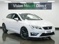 Begagnad Seat Leon FR 150 HK (110 kW) 2016 Vit Halvkombi