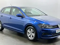 Used VW Polo SE 65 HP (47 kW) 2019 Blue Hatchback