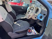 Used Fiat 500 Lounge 105 HP (77 kW) 2016 Blue Hatchback