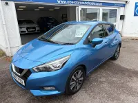 Used Nissan Micra N-Connecta 90 HP (66 kW) 2017 Blue Hatchback
