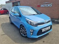 Used Kia Picanto 84 HP (61 kW) 2019 Blue Hatchback