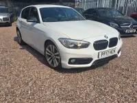 Used BMW 118 Sport Line 2017 White Hatchback
